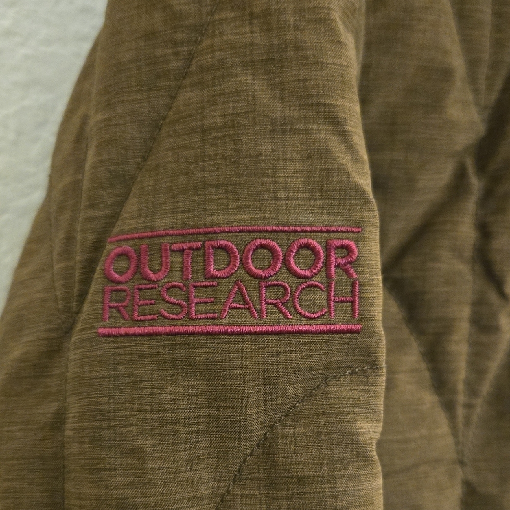 Outdoor Research Hooded Long Puffer Jacket - Tech Brown - Medium - Picture 10 of 16